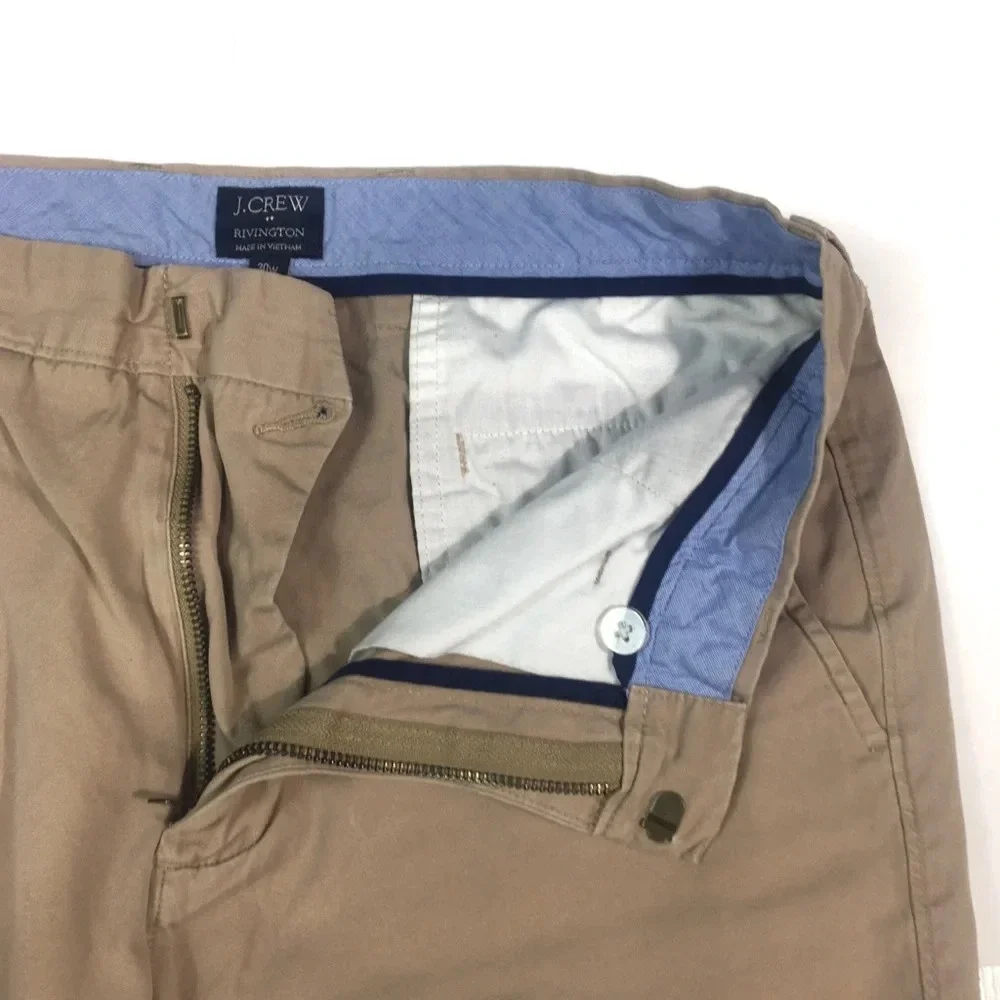 SH198 J. Crew Rivington Preppy Chino Shorts 30